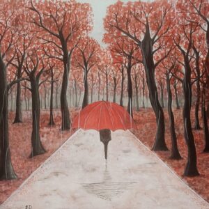 Rain and red