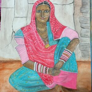 Rajasthani tribal woman
